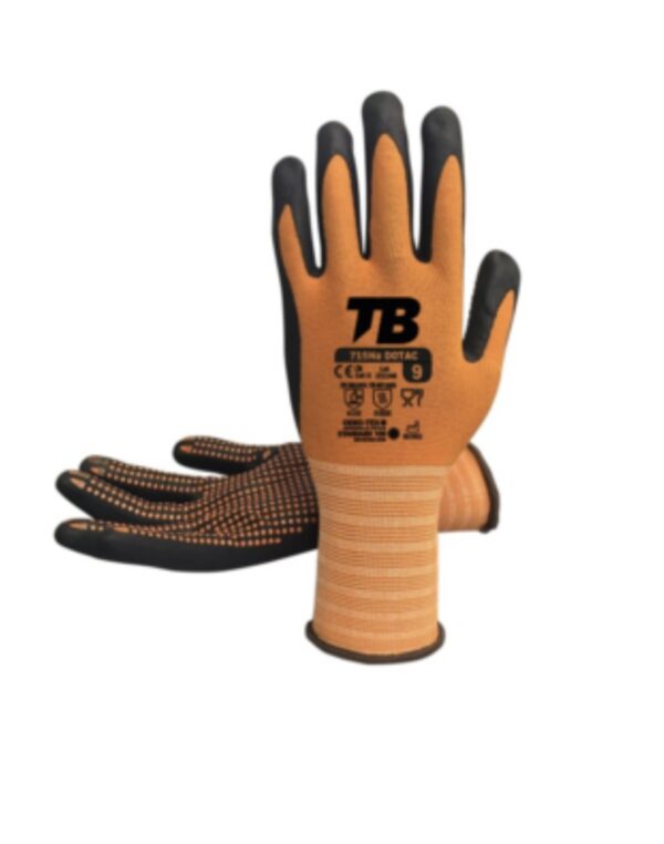 GUANTES NYLON NITRILO Pack 10 pares